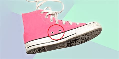 converse shoes extra holes